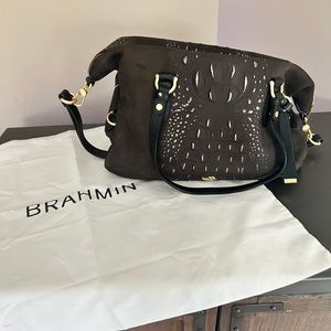 Authentic Brahmin Suede Bag